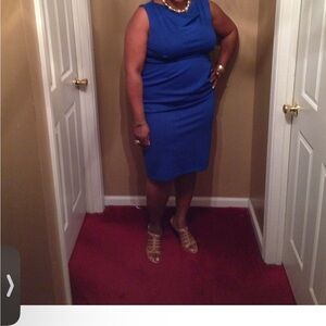 Royal blue dress